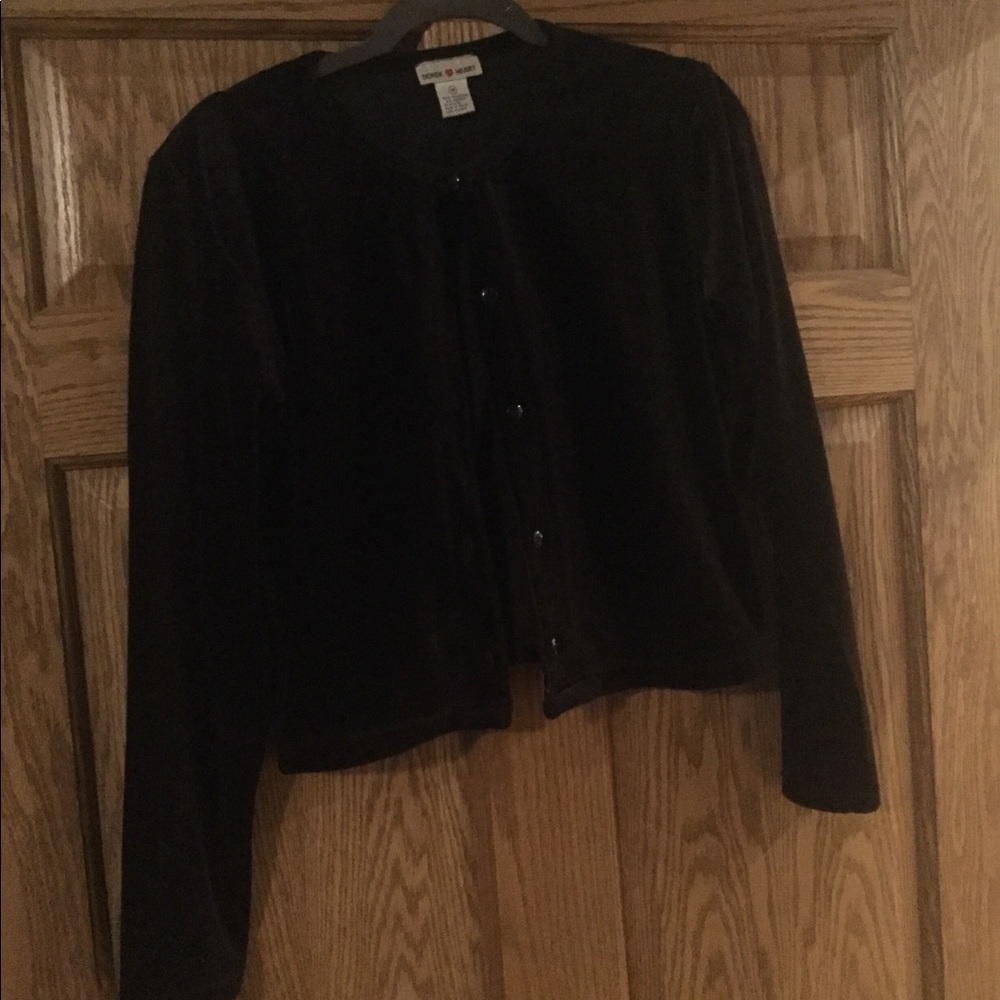 Velvet sweater